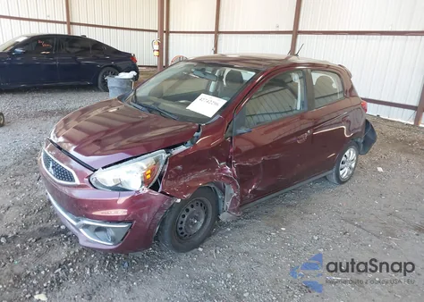 2020 Mitsubishi Mirage Es z USA, uszkodzony, nr VIN ML32A3HJ6LH005944